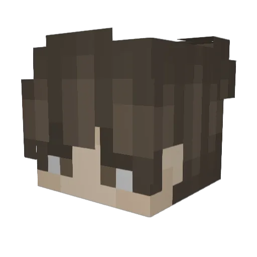 MaxYeh1115 Minecraft avatar head, 3D render