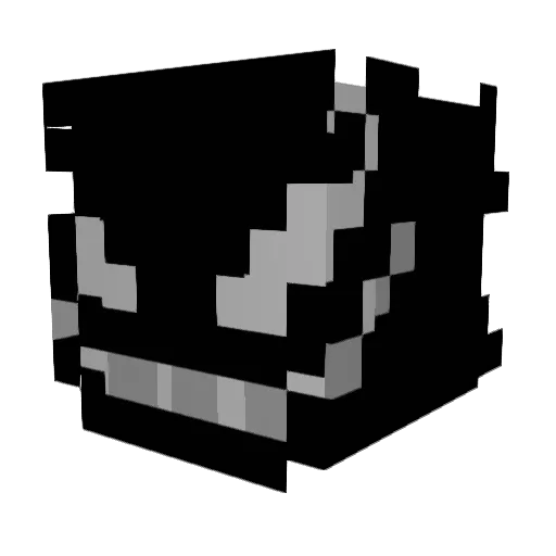 MaxZer7 Minecraft avatar head, 3D render