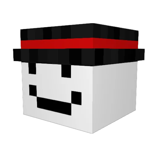 Max_652 Minecraft avatar head, 3D render