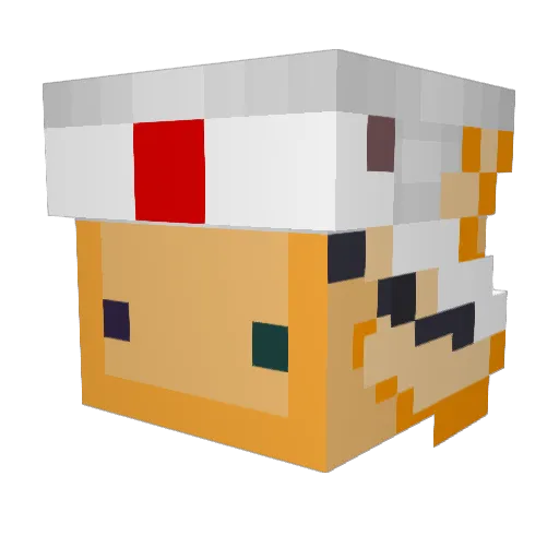 Max_763 Minecraft avatar head, 3D render