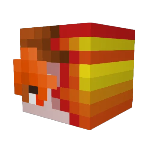 Max_906 Minecraft avatar head, 3D render