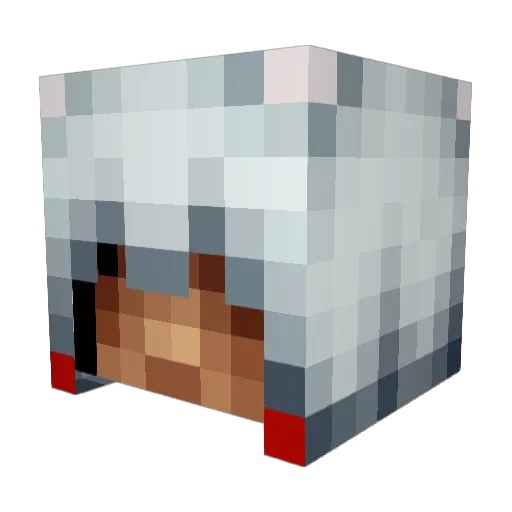 Max_Bilstein Minecraft avatar head, 3D render