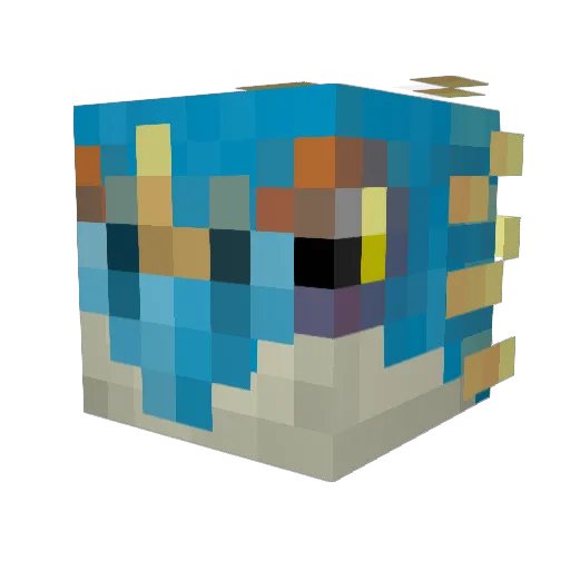 Max_Dragon625 Minecraft avatar head, 3D render