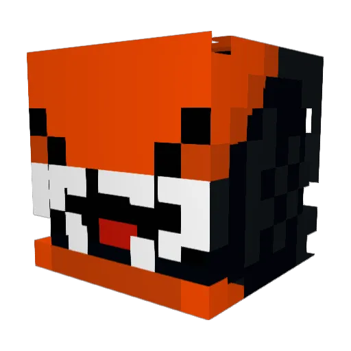 Max_Heaps Minecraft avatar head, 3D render