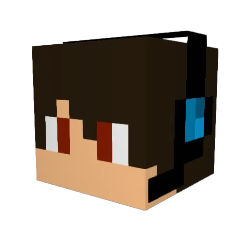 Max_JM Minecraft avatar head, 3D render