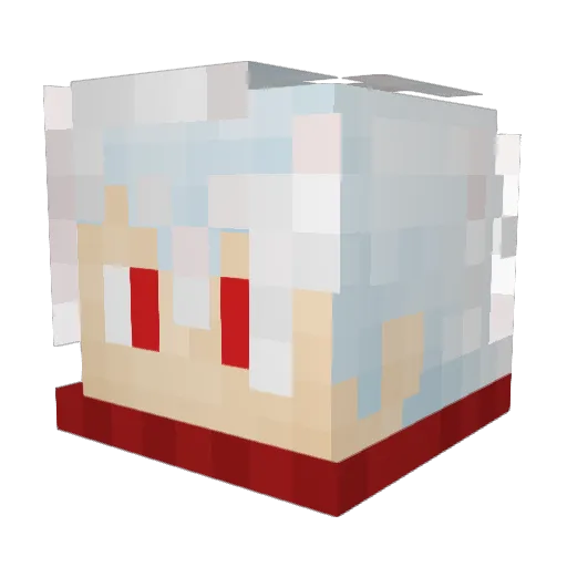 Max_Powers Minecraft avatar head, 3D render