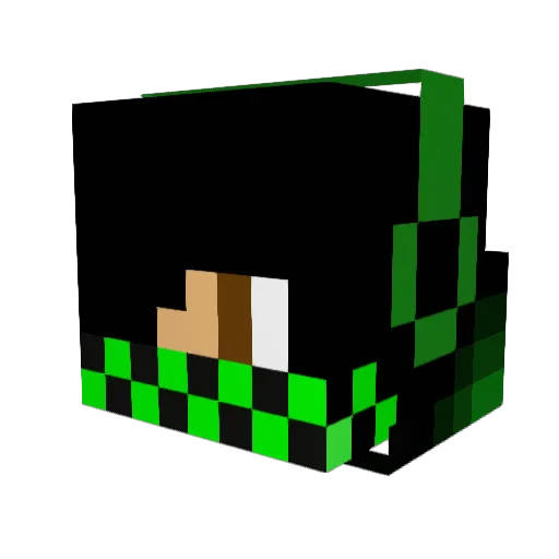 Max_The_Great003 Minecraft avatar head, 3D render