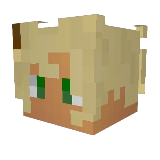 Max_Void Minecraft avatar head, 3D render