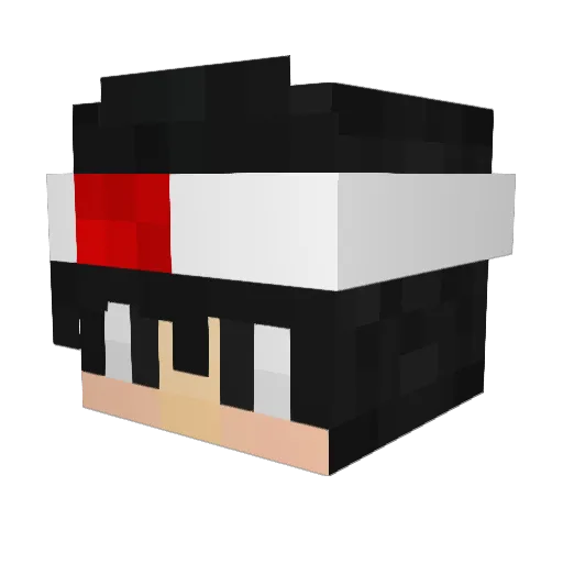 Max_Wheat_on_Top Minecraft avatar head, 3D render