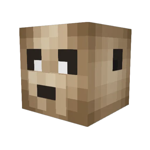 Max__1077 Minecraft avatar head, 3D render
