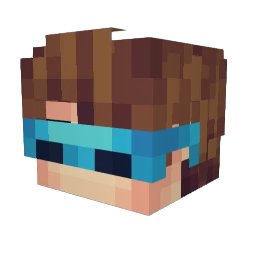 Max_on546 Minecraft avatar head, 3D render