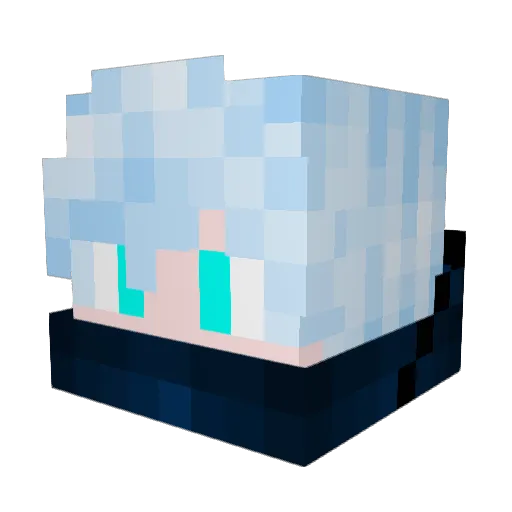 Maxay18 Minecraft avatar head, 3D render