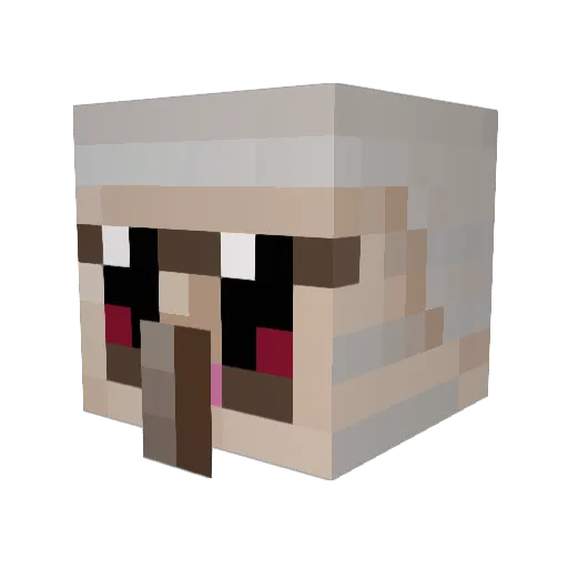 Maxblp07 Minecraft avatar head, 3D render
