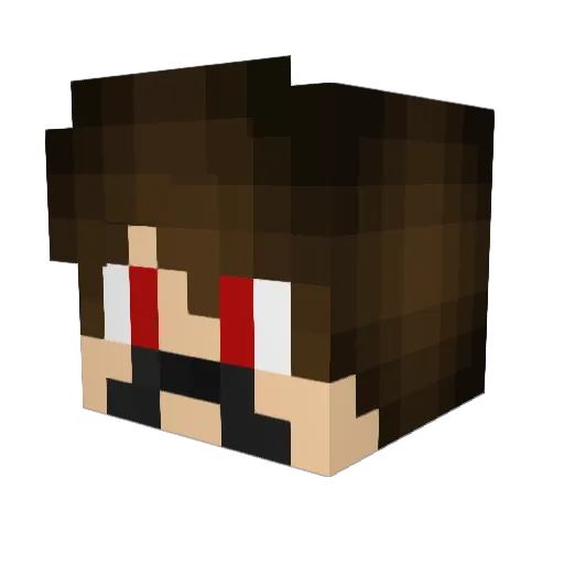 Maxco1000 Minecraft avatar head, 3D render