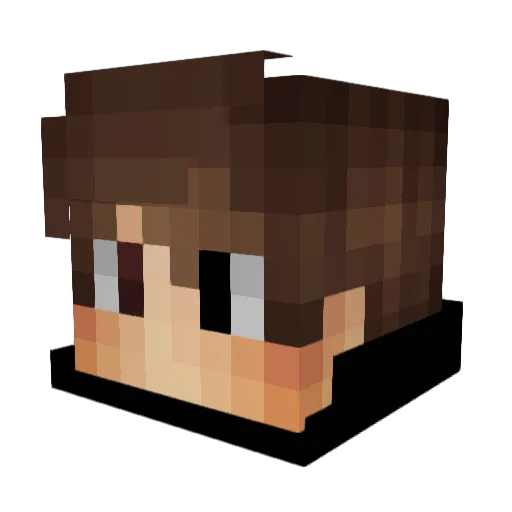 Maxdcs120 Minecraft avatar head, 3D render