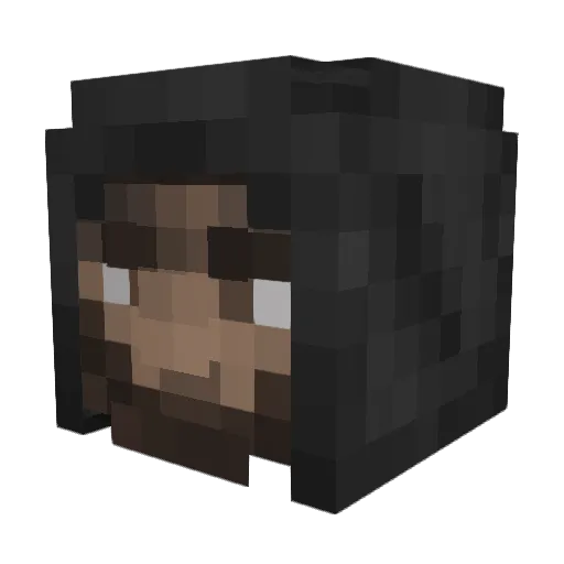 Maxdeath421 Minecraft avatar head, 3D render