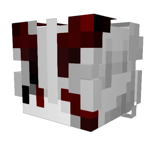 Maxeret Minecraft avatar head, 3D render