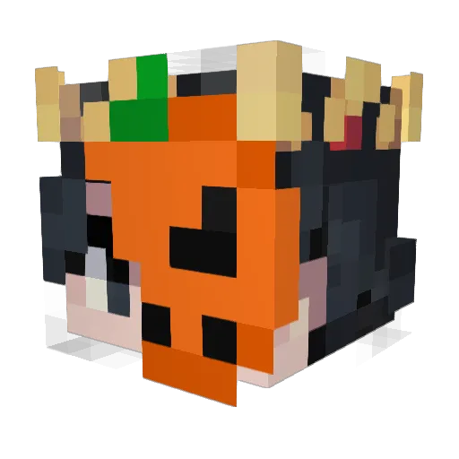 Maxern_ Minecraft avatar head, 3D render