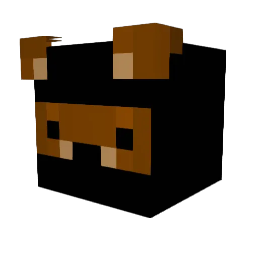 Maxgund Minecraft avatar head, 3D render