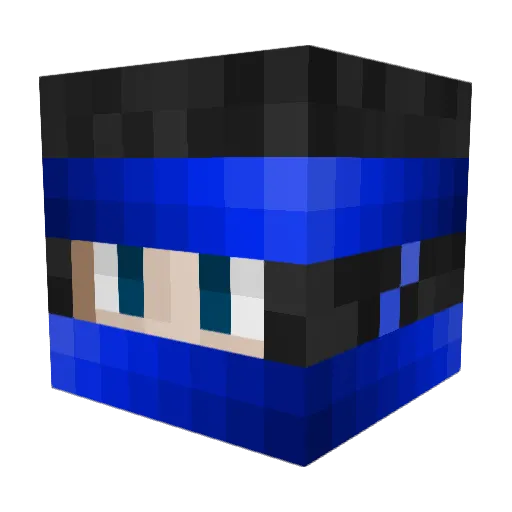 Maxi090909w Minecraft avatar head, 3D render