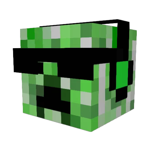 Maxi1234 Minecraft avatar head, 3D render