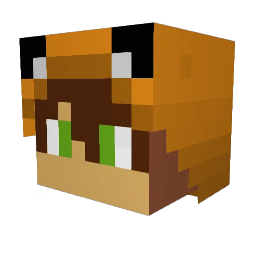 Maxi1306 Minecraft avatar head, 3D render