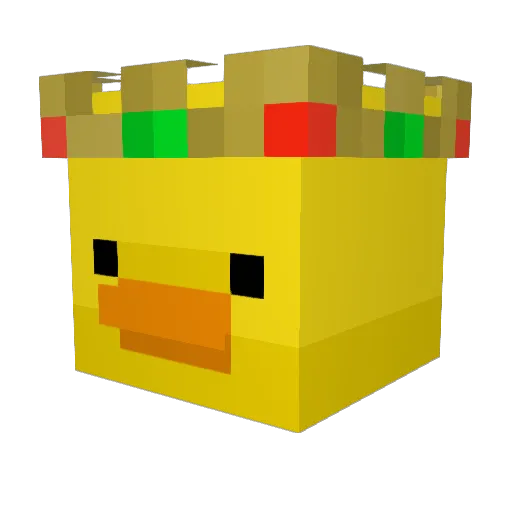 MaxiBevster Minecraft avatar head, 3D render