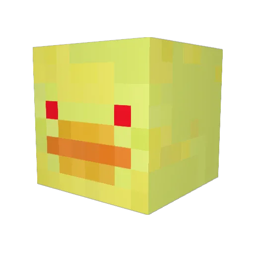 MaxiMushiMushi Minecraft avatar head, 3D render