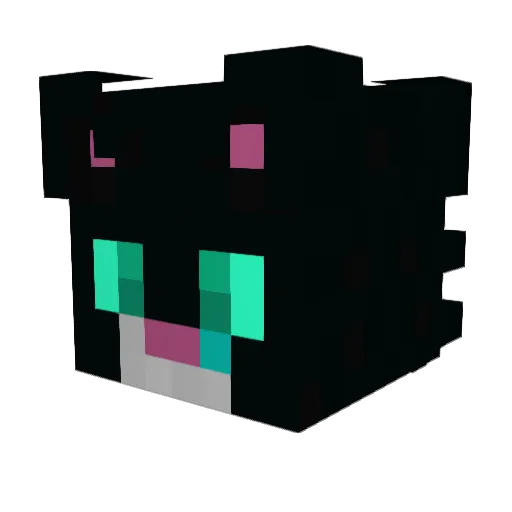 MaxiR0CK_1954 Minecraft avatar head, 3D render