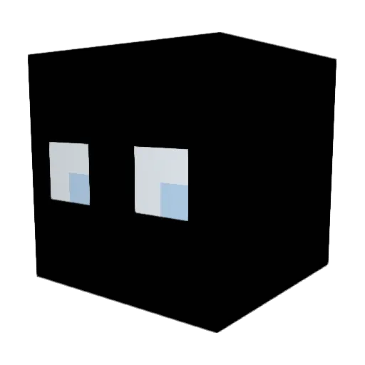 MaxiRoe Minecraft avatar head, 3D render