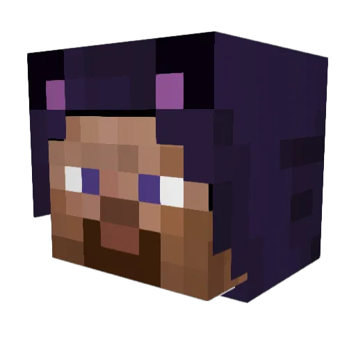 MaxiW2970 Minecraft avatar head, 3D render