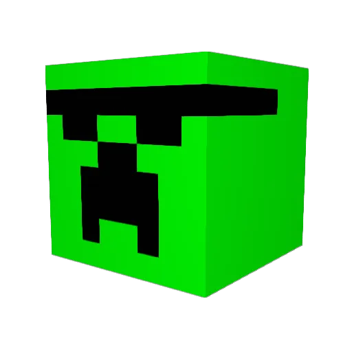 MaxieFinny Minecraft avatar head, 3D render