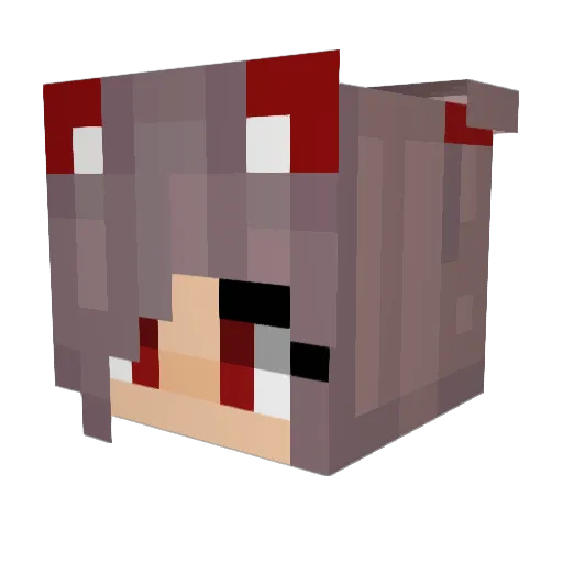 Maxie_Bae Minecraft avatar head, 3D render