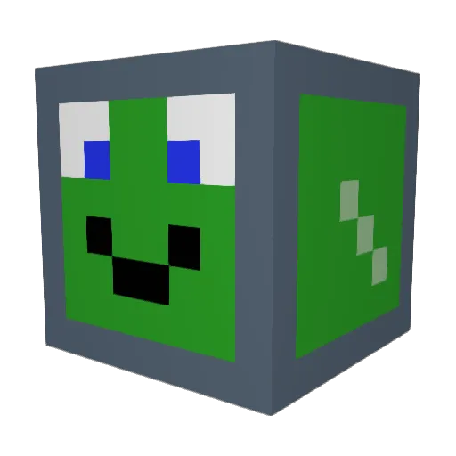 MaxienloI Minecraft avatar head, 3D render