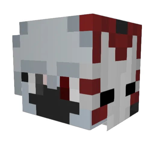 Maxiii2011 Minecraft avatar head, 3D render