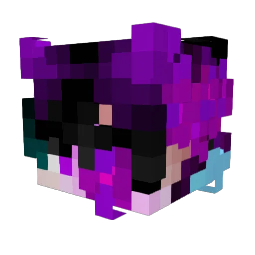 Maxiii_25 Minecraft avatar head, 3D render