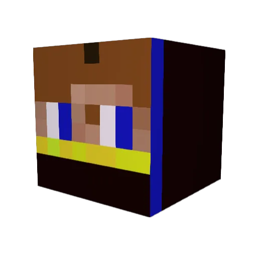 Maxik05551 Minecraft avatar head, 3D render
