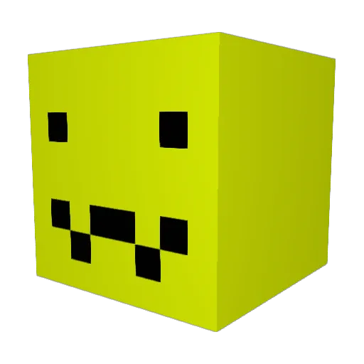 Maxiluren Minecraft avatar head, 3D render