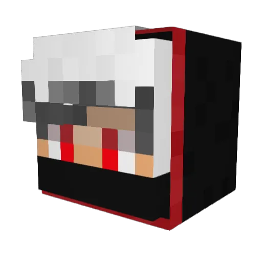 Maxim7628 Minecraft avatar head, 3D render