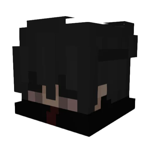 MaximJulien1 Minecraft avatar head, 3D render