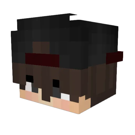 Maxim_Pine Minecraft avatar head, 3D render