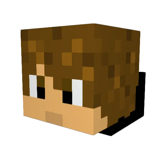 Maximan911 Minecraft avatar head, 3D render
