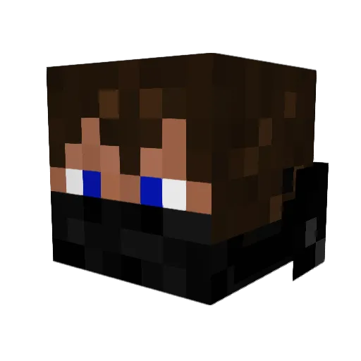 Maximaus1404 Minecraft avatar head, 3D render