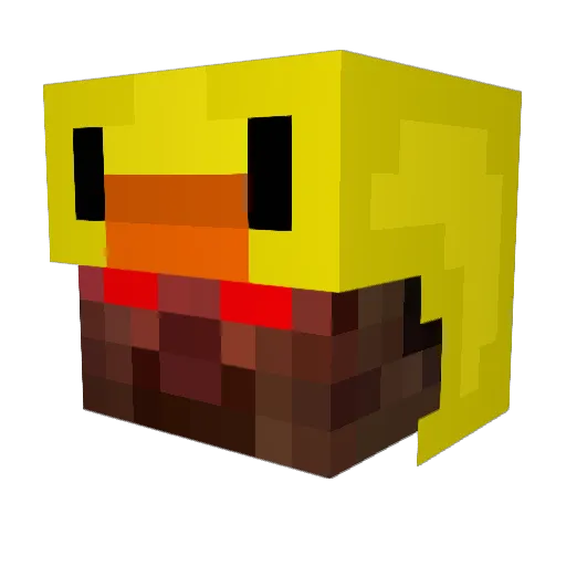 Maxime0705 Minecraft avatar head, 3D render