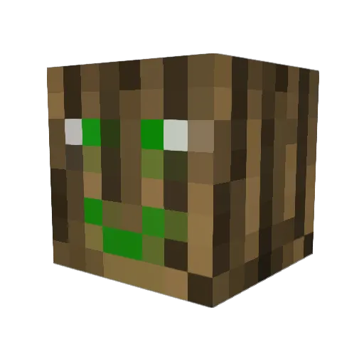 Maximilia_van Minecraft avatar head, 3D render