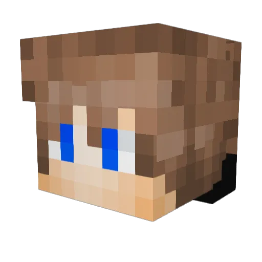 Maximiliaan_043 Minecraft avatar head, 3D render