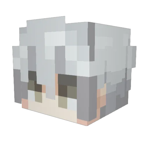 Maximilian1847 Minecraft avatar head, 3D render