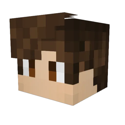 Maximilian2102 Minecraft avatar head, 3D render