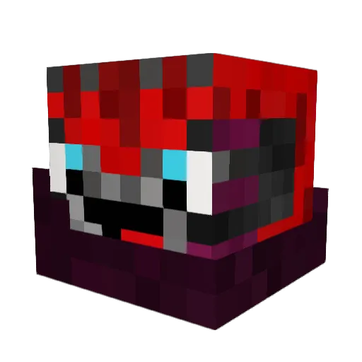 Maximiliano24 Minecraft avatar head, 3D render