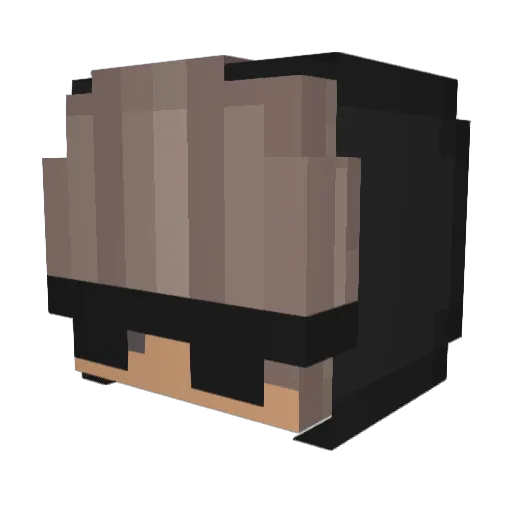 Maximillanoo Minecraft avatar head, 3D render